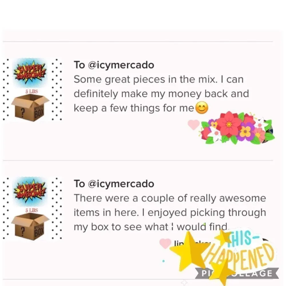 5 lbs Personal Mystery Box for $15